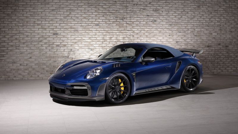 Porsche 911 Turbo S, TopCar, Carbon Fiber, 2022, 5K, Wallpaper