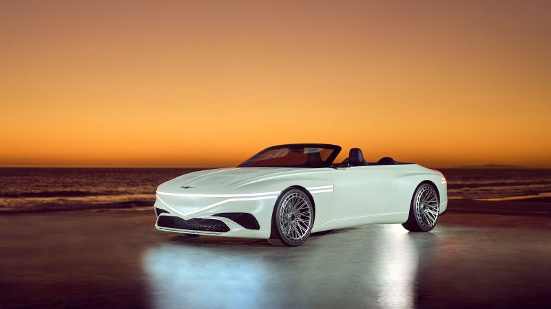 Genesis X Convertible, Electric cars, Concept cars, LA Auto Show 2022, 5K, Wallpaper