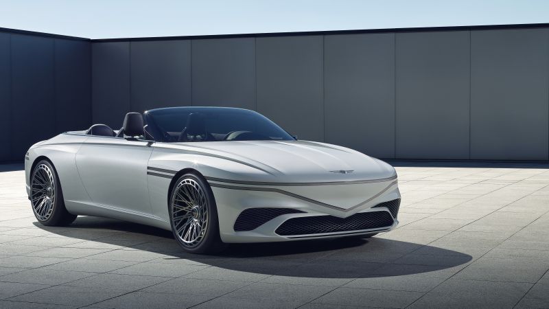 Genesis X Convertible, LA Auto Show 2022, Electric cars, Concept cars, 5K, 8K