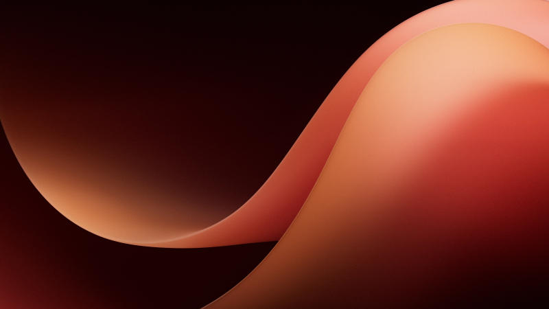 Microsoft Surface Duo 2, Orange background, Gradient background, Dark theme, Wallpaper