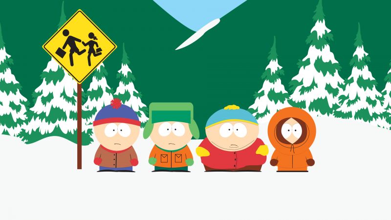 South Park, Eric Cartman, Stan Marsh, Kyle Broflovski, Kenneth McCormick (Kenny), Animated series, Wallpaper