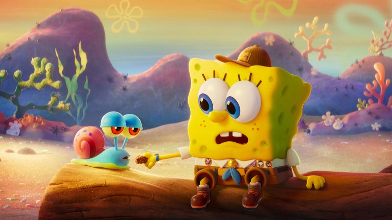 SpongeBob, Gary the Snail, Animation movies, 3D SpongeBob, Wallpaper