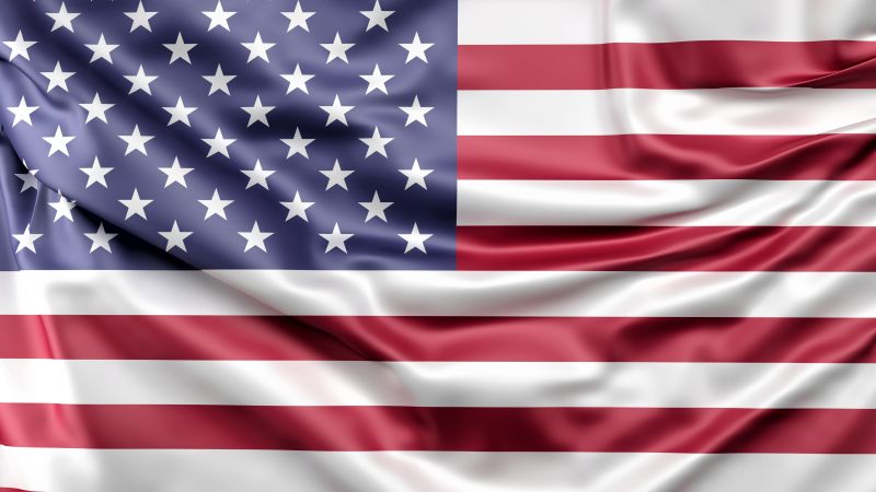 American flag, Flag of USA, Flag of the United States, National flag, 5K, 8K, Wallpaper
