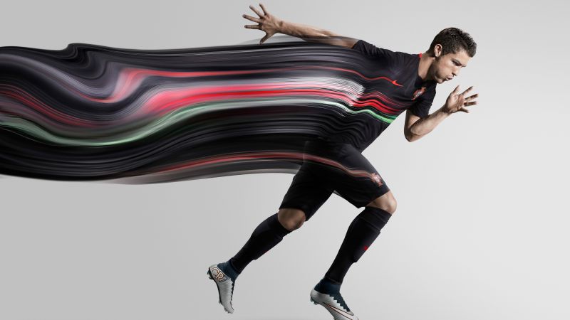 Cristiano Ronaldo, Nike, Portugal football player, Portuguese footballer, 5K, 8K, Wallpaper