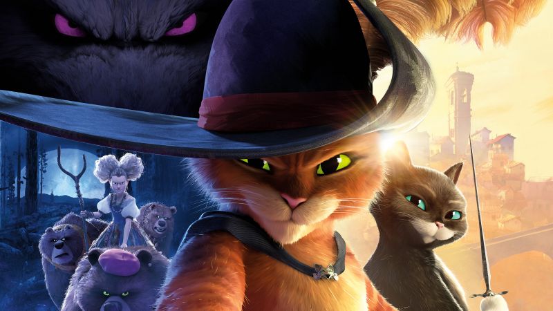 Puss in Boots: The Last Wish, 2023 Movies, Animation movies, Wallpaper