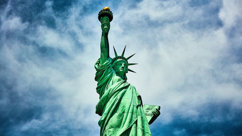 Statue of Liberty, New York Harbor, New York City, 5K, Wallpaper