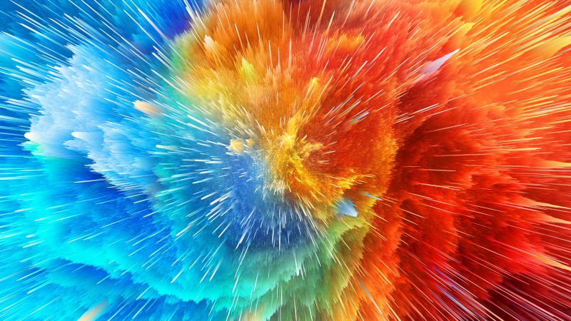Colorful background, Color explosion, Color splash, Wallpaper