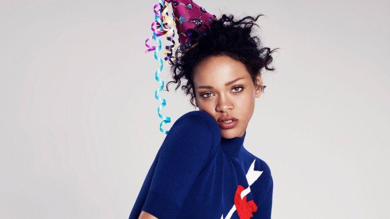 Rihanna, Elle Magazine, Barbadian singer, Wallpaper