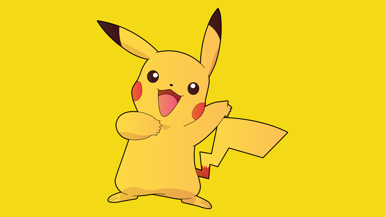 Pikachu Wallpaper 4K, Cartoon, Pokemon, 5K, 8K, Yellow