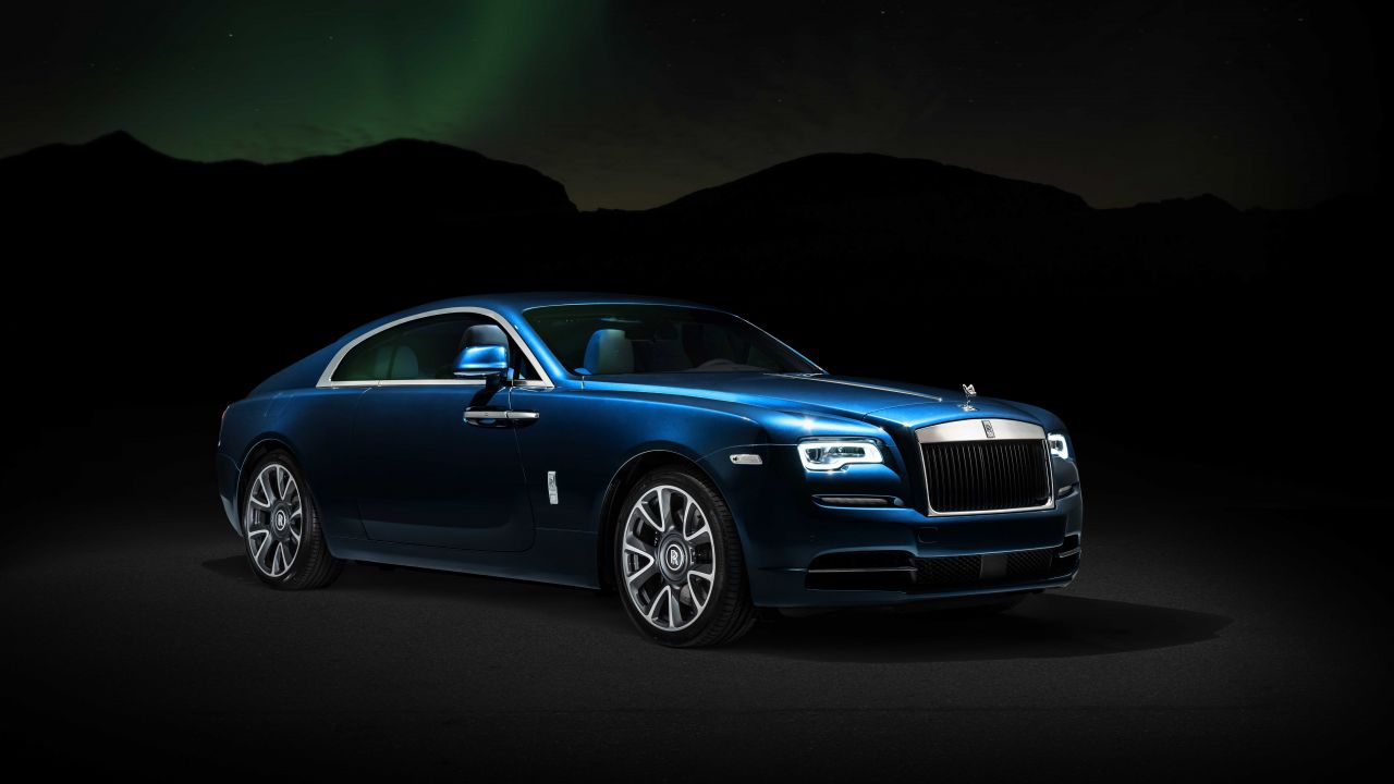 Rolls-royce Wraith Aurora Borealis Wallpaper 4k, 2023, 5k, 8k