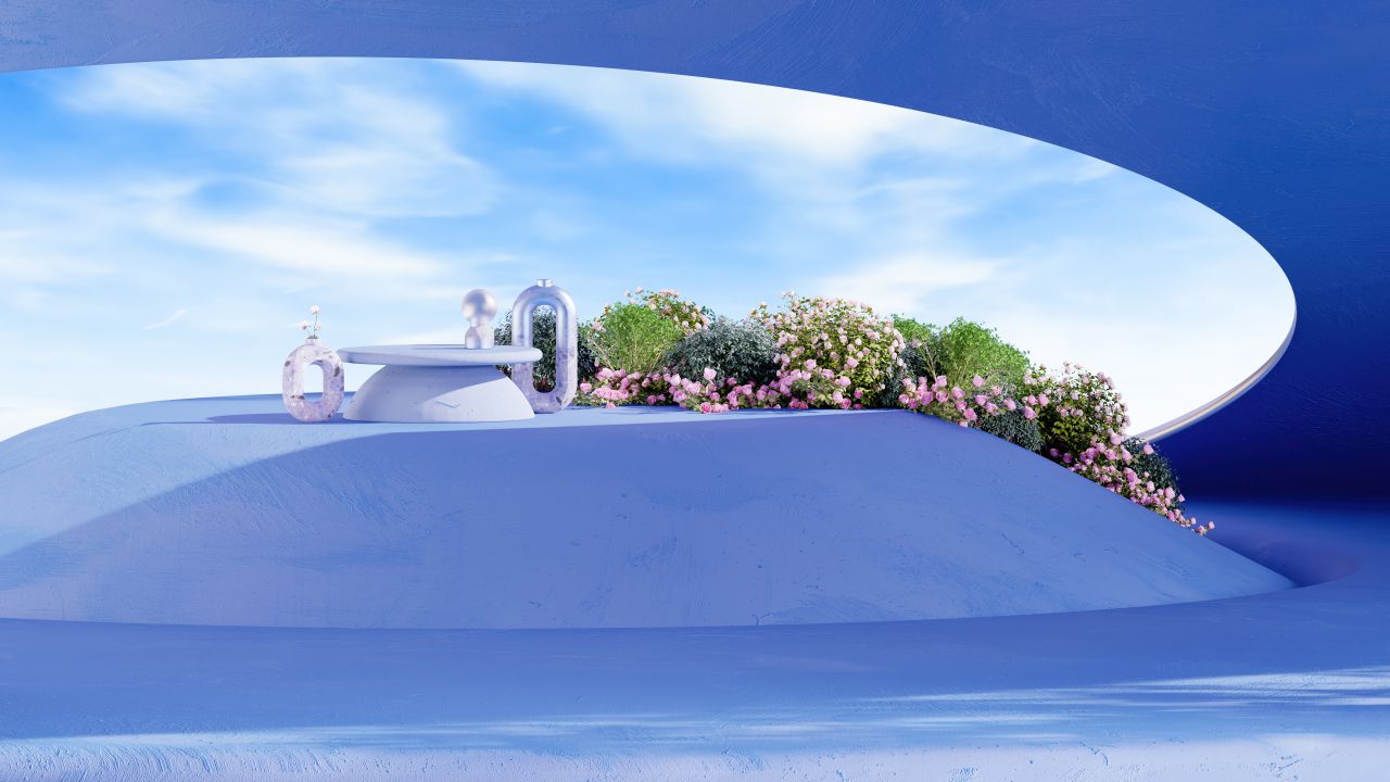 interior blue