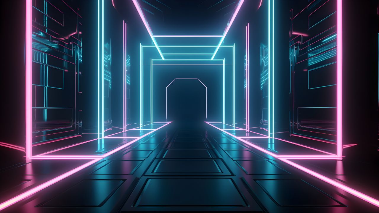 Cyberpunk Wallpaper 4k, Neon Lights, 5k, Ai Art