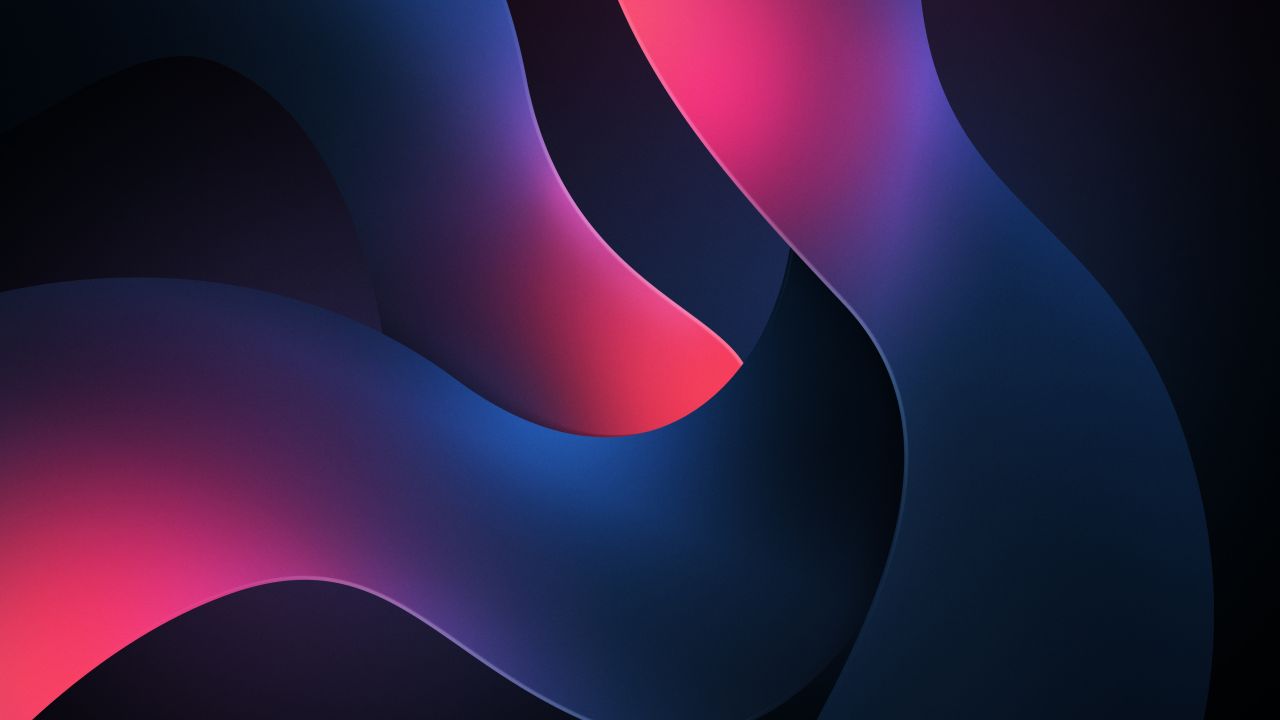 Dark Blue Wallpaper 4k Pink Abstract Swirl 5k