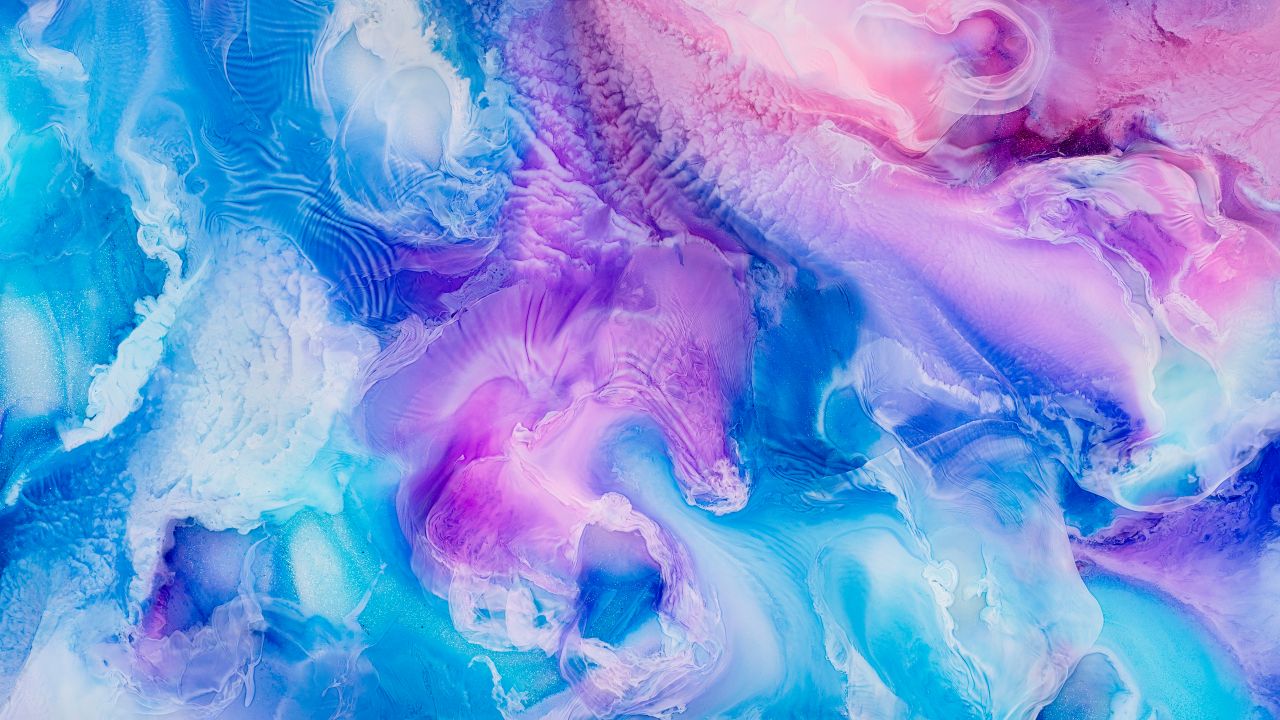 Aesthetic Wallpaper 4k Liquid Art Pearl Ink Colorful 4623