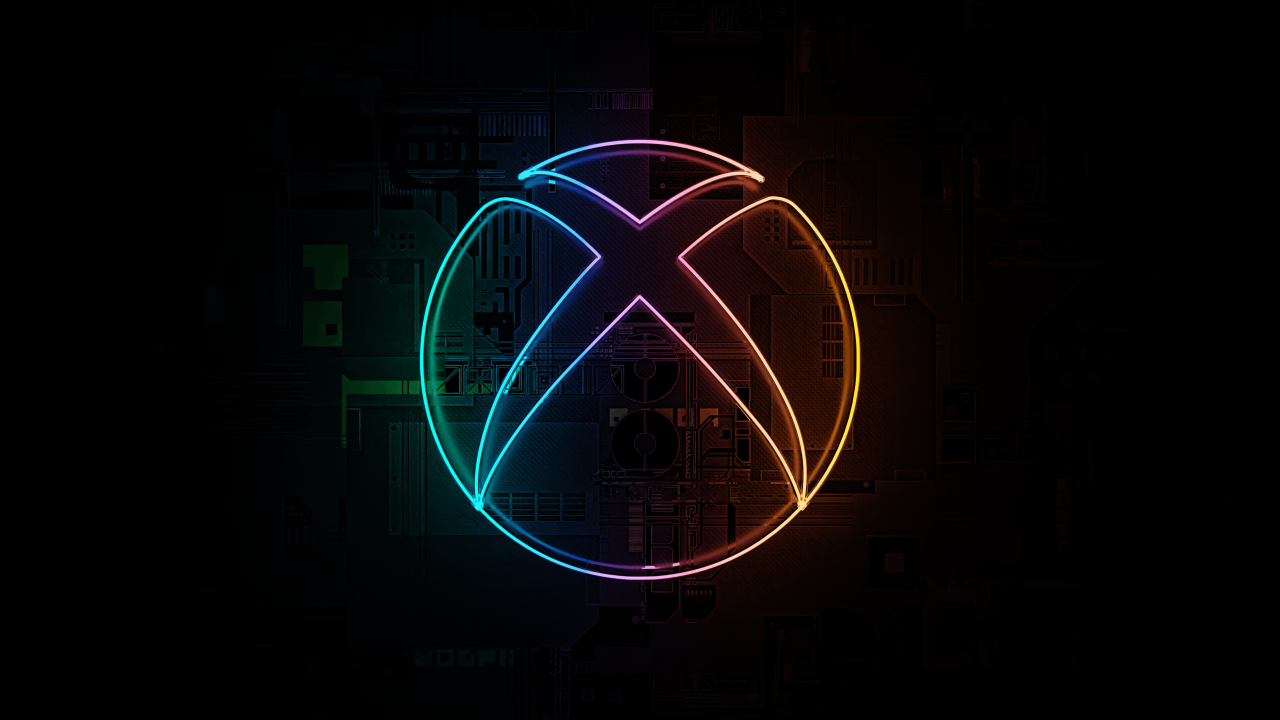 neon xbox logo