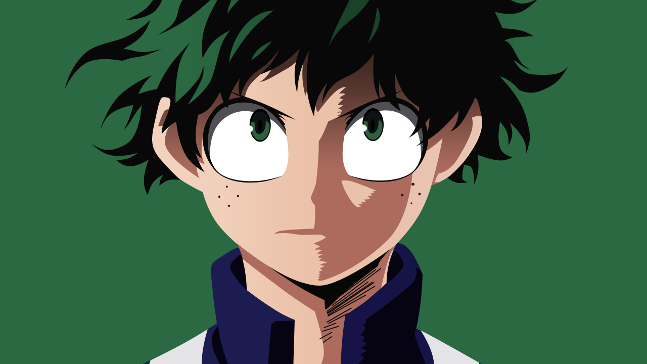 Deku Wallpaper 4K, Minimalist, Izuku Midoriya