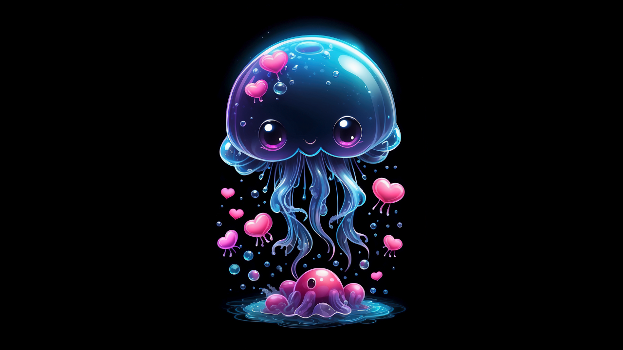 jellyfish cute art