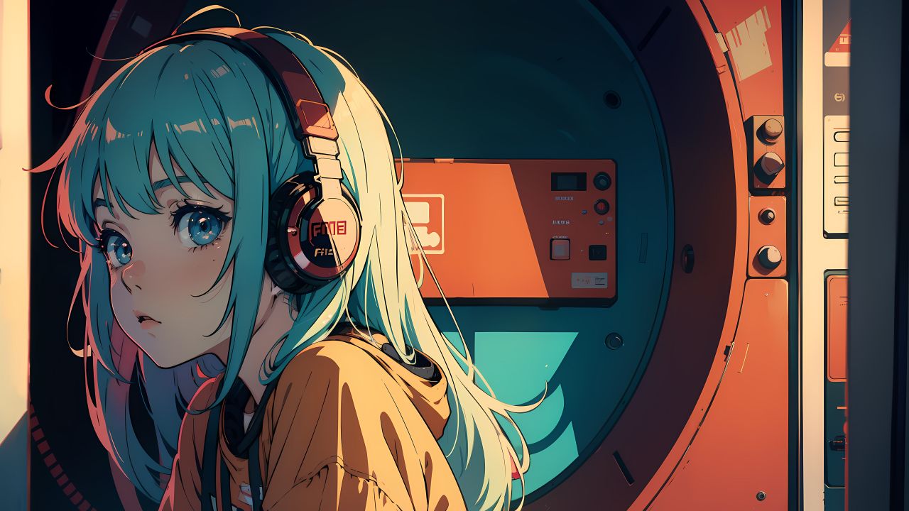 anime girl lofi