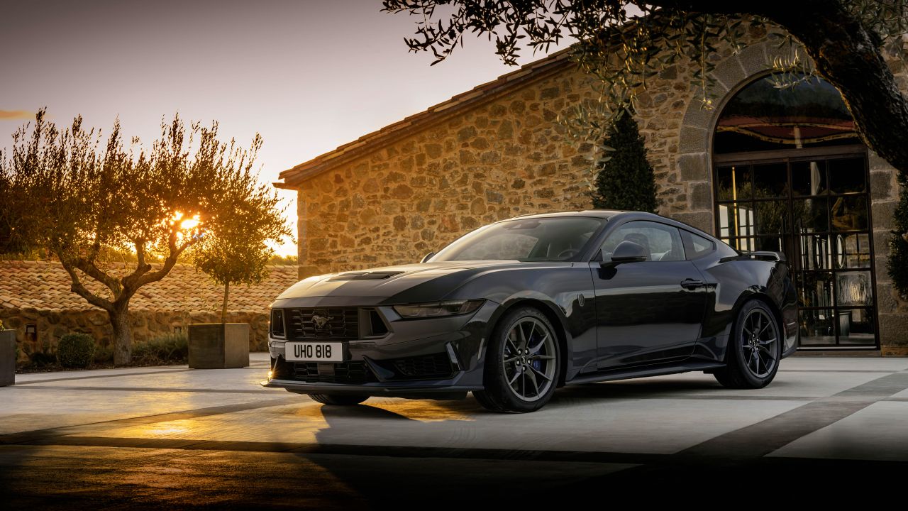 Ford Mustang Dark Horse Wallpaper 4K, Sunset, 2024