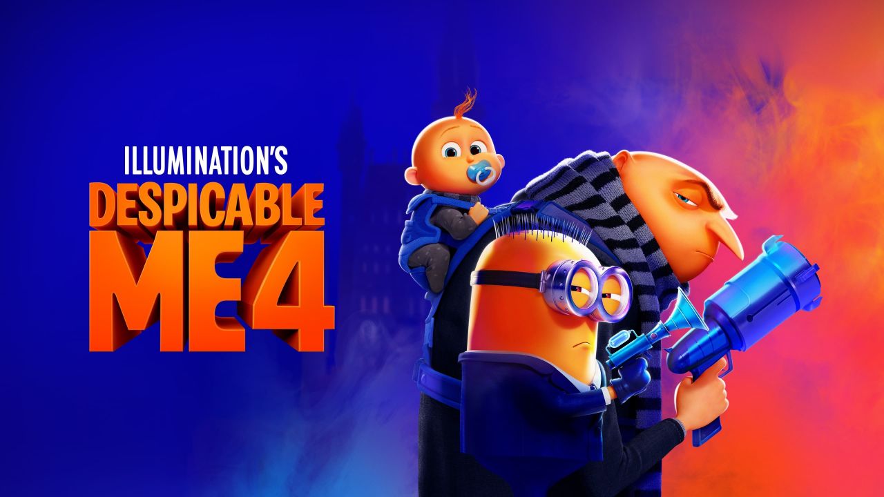 Despicable Me 4 Wallpaper 4K, Animation movies, 2024 Movies