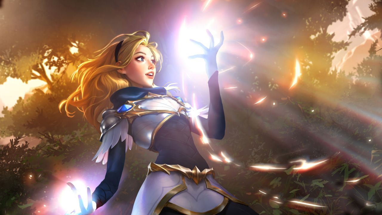 Lux the Lady of Luminosity 4K Wallpaper