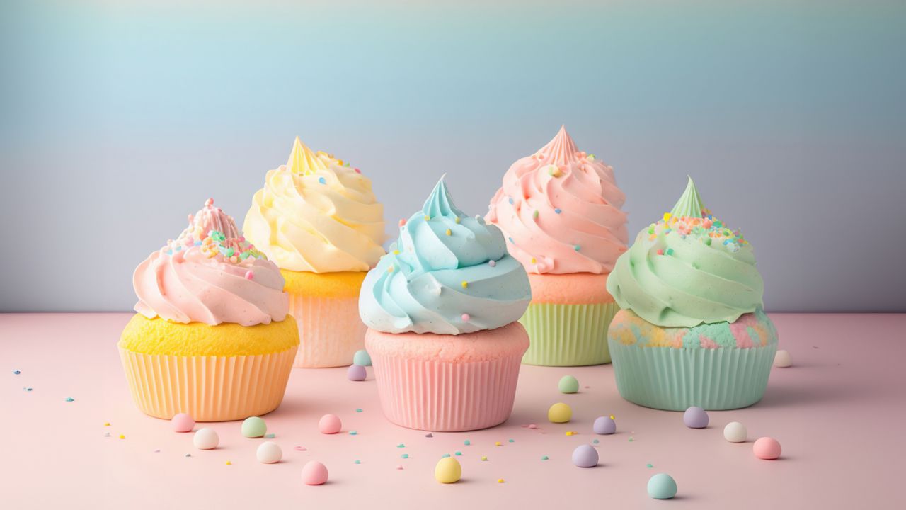 colorful ice cream
