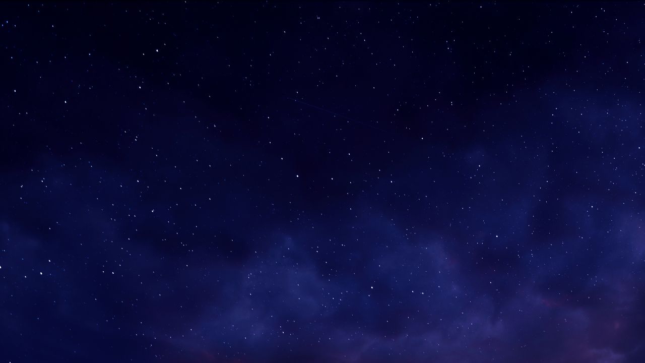 stars in sky dark