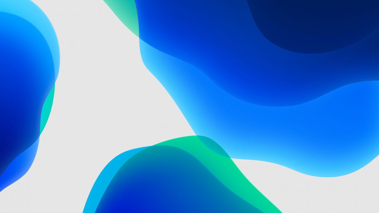 iPadOS Wallpaper 4K, Blue, Stock, White background