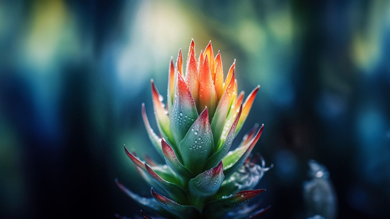 plant dew drops