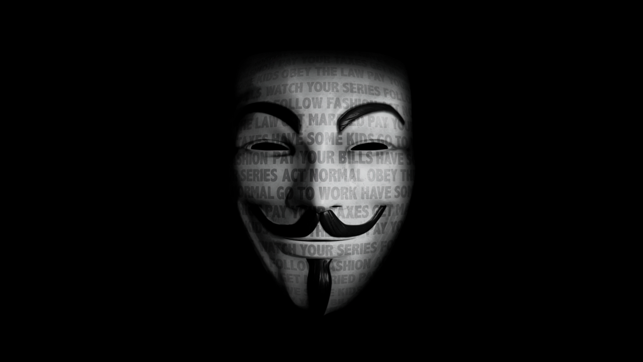 Anonymous Wallpaper 4K, 8K, Hacker, Mask, 5K