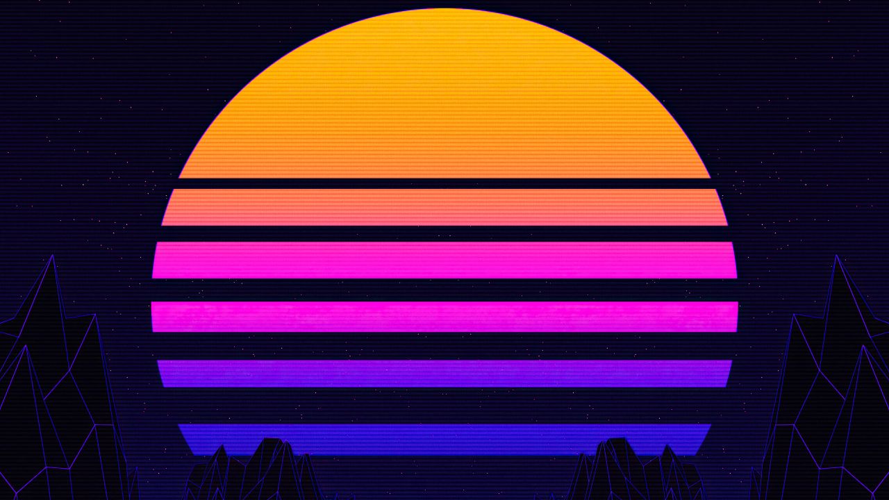 gradient retrowave