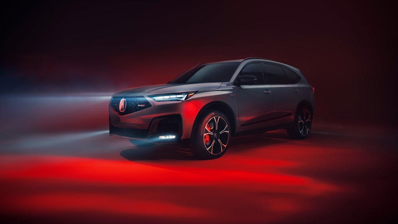 Acura MDX Type S Wallpaper 4K, 2025, 5K, 8K, Red background