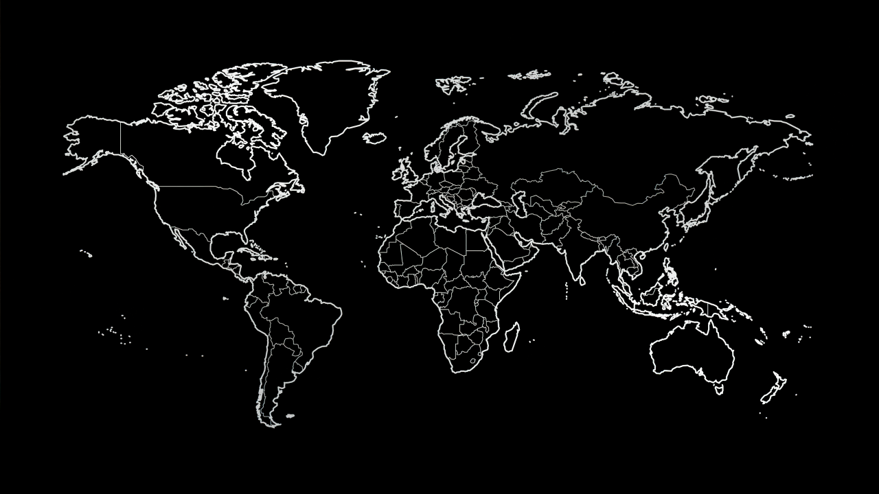 World map Wallpaper 4K, Outline, Black and White, 5K