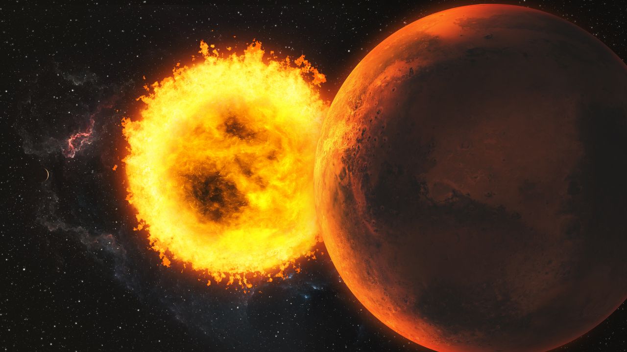burning planet