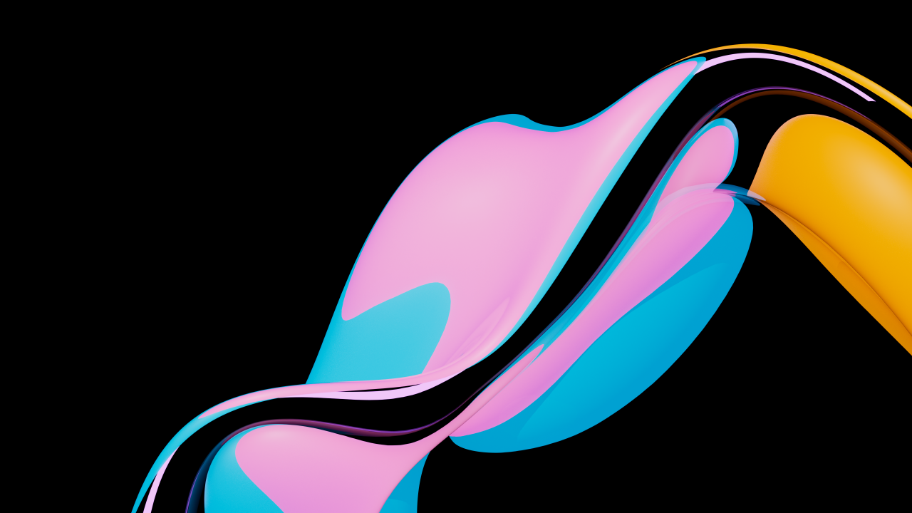 black background