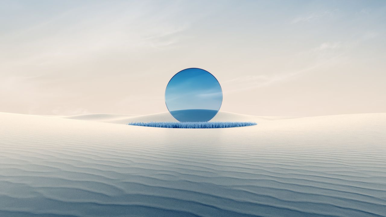 Desert Wallpaper 4K, Isolated, Dreamlike, Surreal