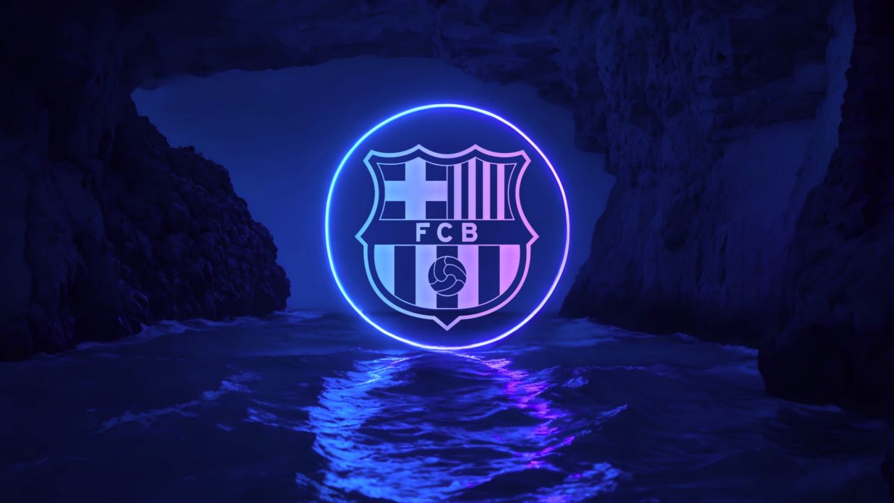 fc barcelona neon
