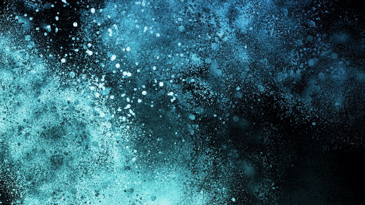 explosion aqua blue