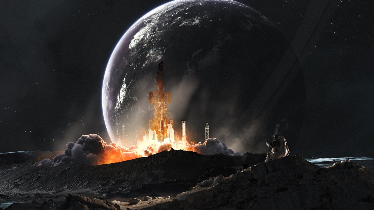moon rocket launch