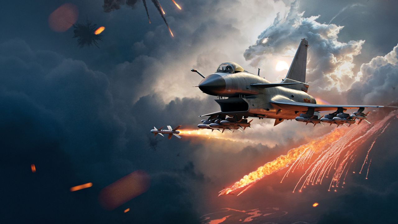 fighter jet missile