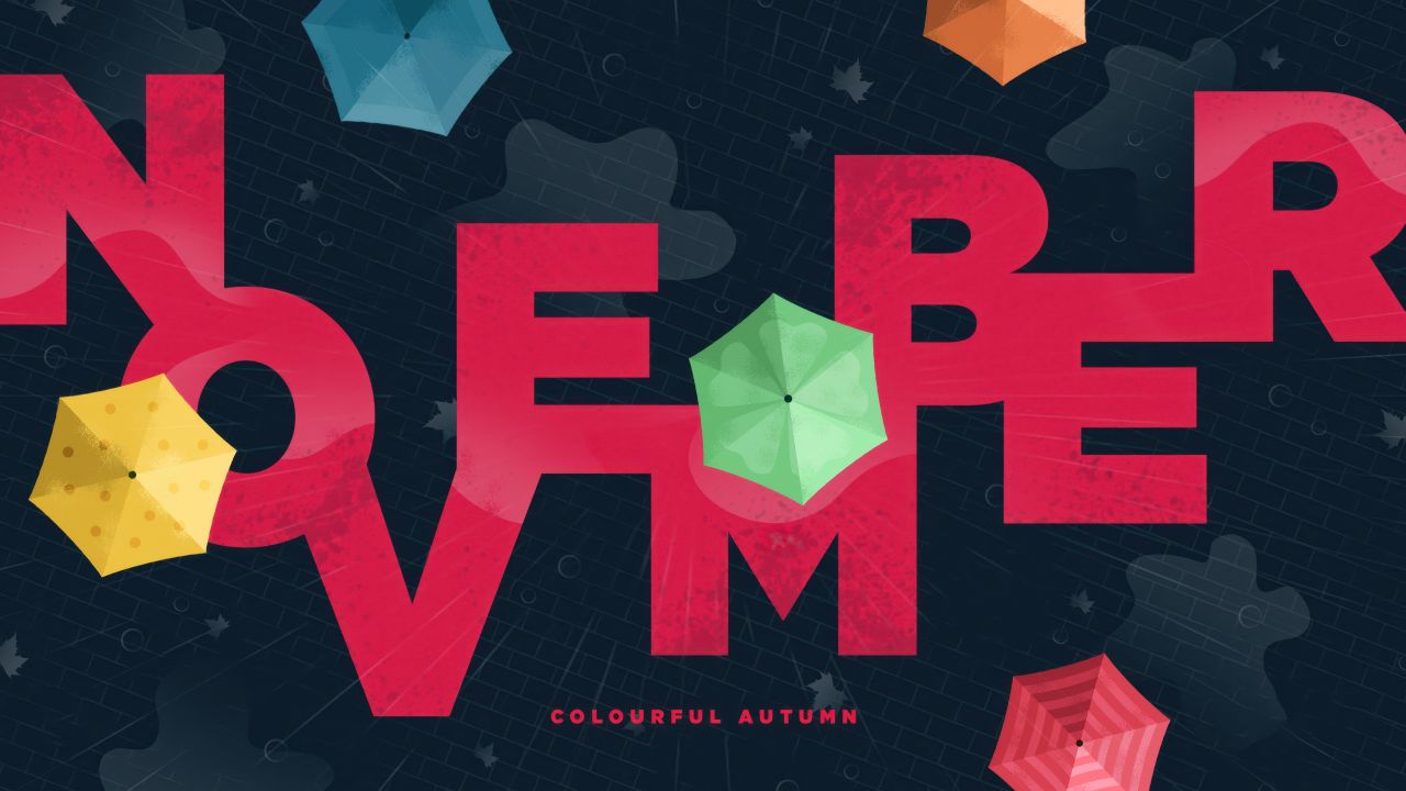 november typography
