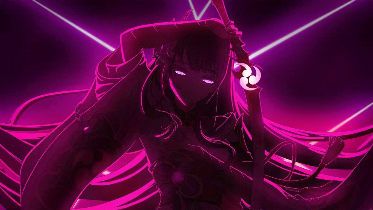 raiden shogun neon