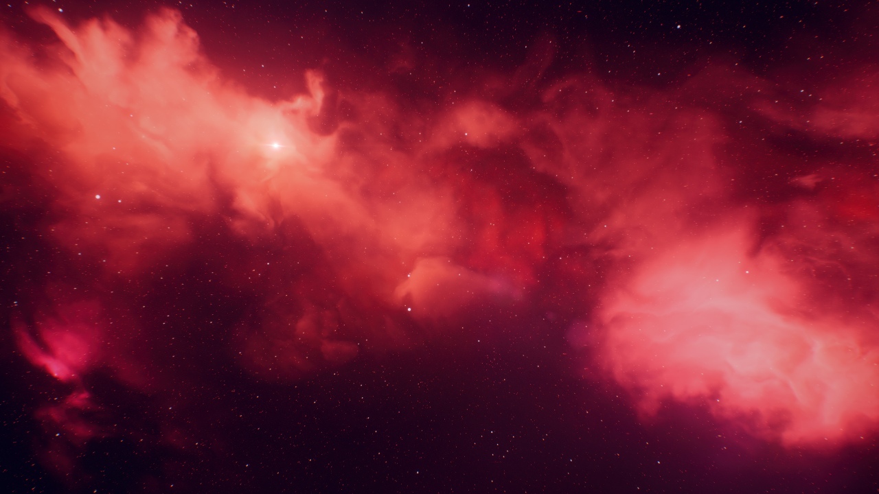 starry sky red