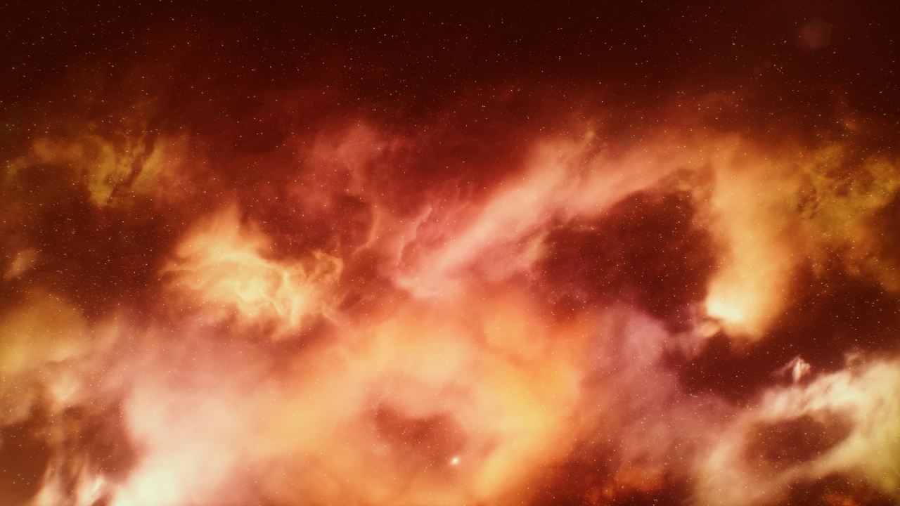starry sky orange