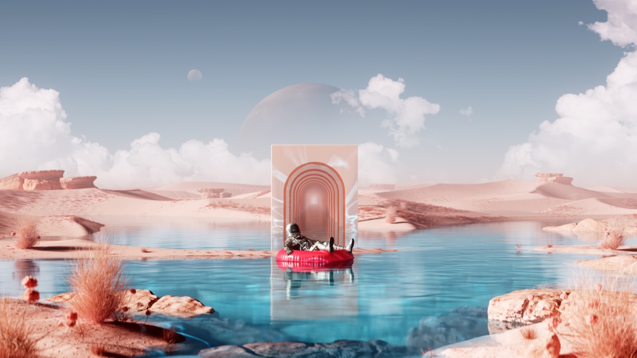 astronaut vacation