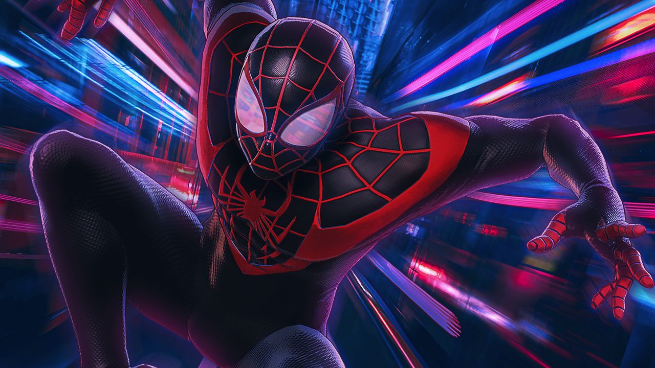 Spider-Man 4K Wallpaper, Miles Morales, : Into the Spider-Verse, Marvel ...