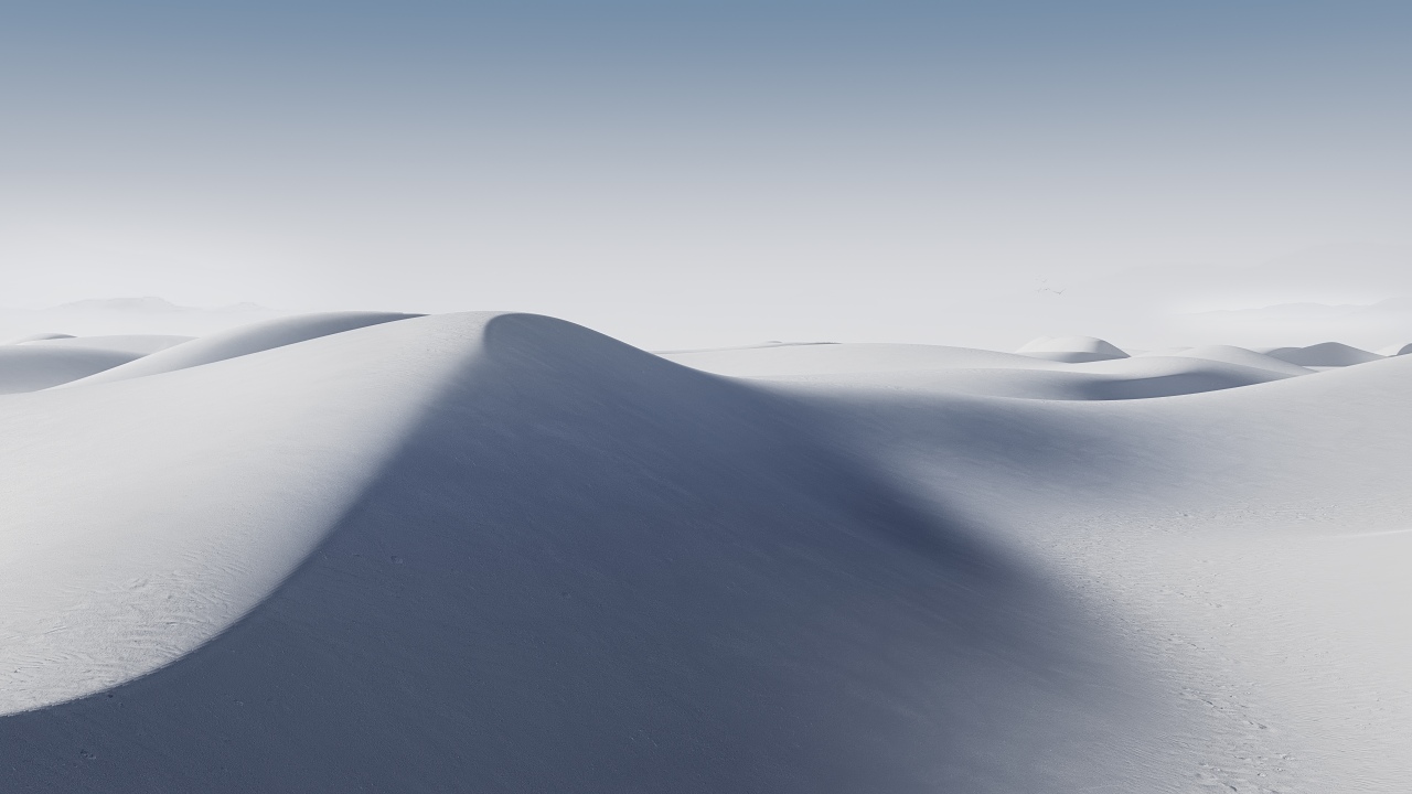 sand dunes white