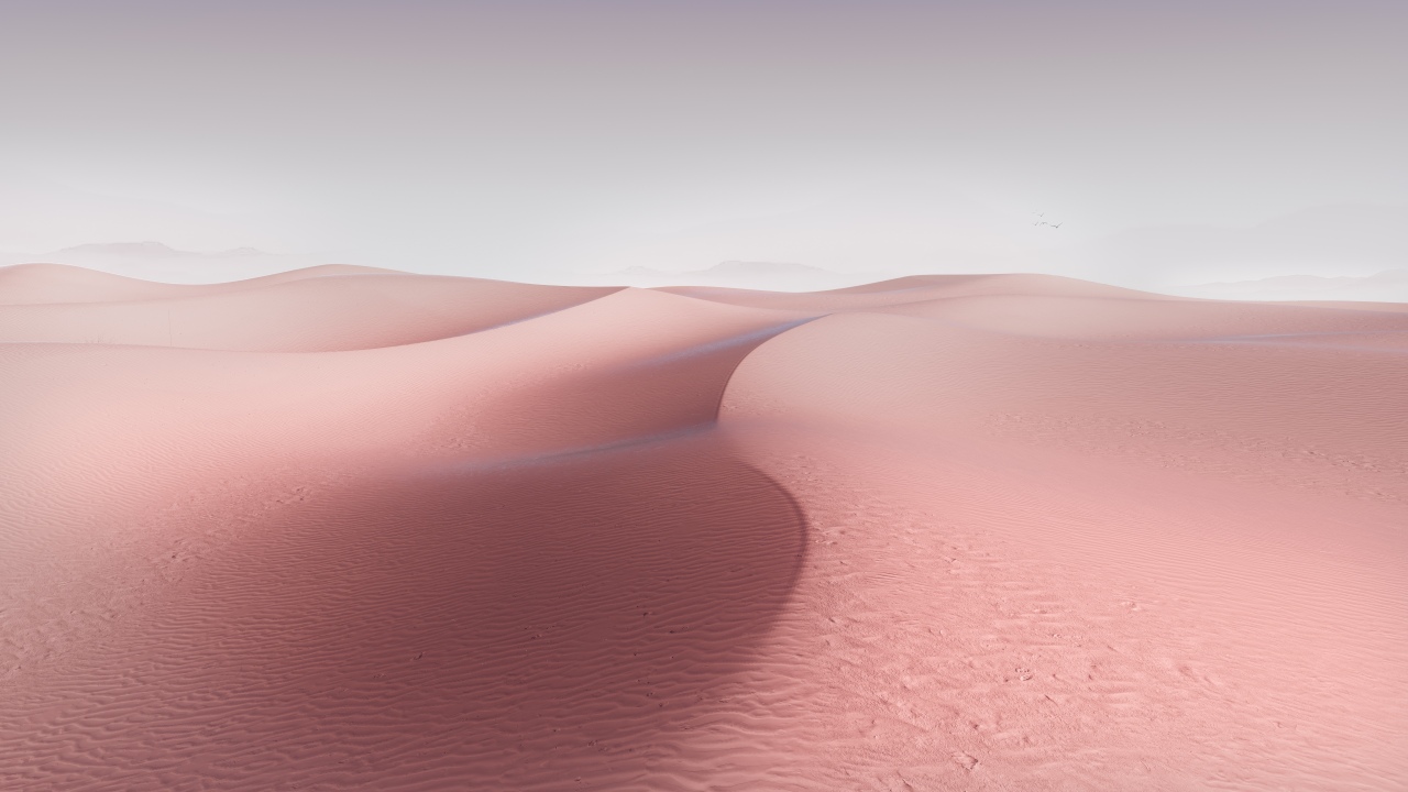 sand dunes pink