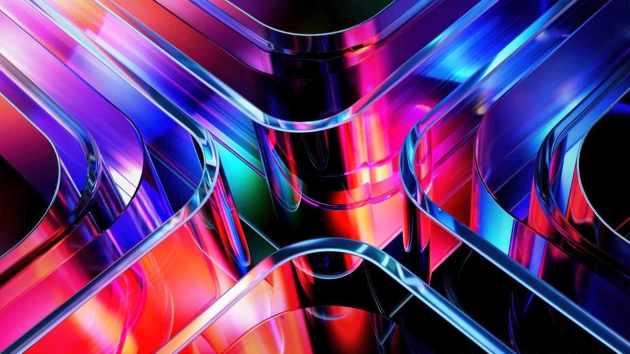 glassy 3d render