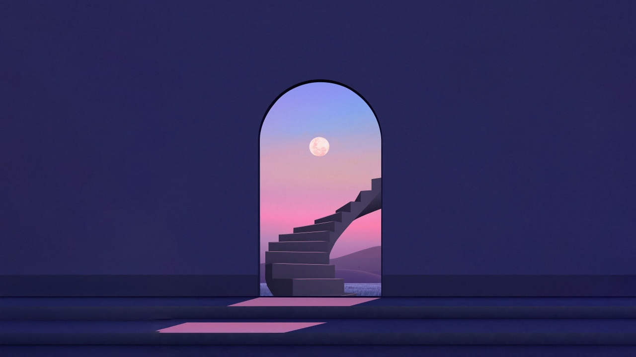 moon staircase